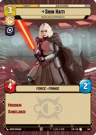 Shin Hati - Overeager Apprentice (447) (Hyperspace) (447) [Legends of the Force] - Fantasy Flight Games - Card Brawlers | Quebec | Canada |