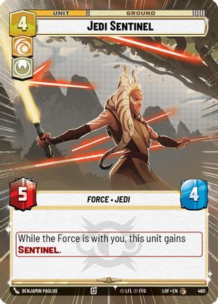 Jedi Sentinel (460) (Hyperspace) (460) [Legends of the Force] - Fantasy Flight Games - Card Brawlers | Quebec | Canada |