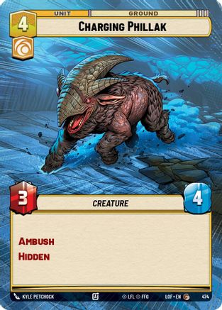 Charging Phillak (474) (Hyperspace) (474) [Legends of the Force] - Fantasy Flight Games - Card Brawlers | Quebec | Canada |