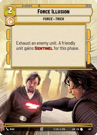 Force Illusion (487) (Hyperspace) (487) [Legends of the Force] - Fantasy Flight Games - Card Brawlers | Quebec | Canada |