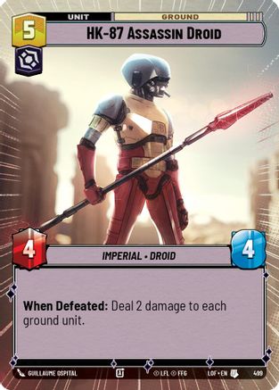HK-87 Assassin Droid (499) (Hyperspace) (499) [Legends of the Force] - Fantasy Flight Games - Card Brawlers | Quebec | Canada |