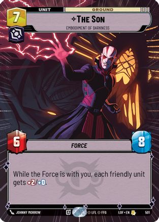 The Son - Embodiment of Darkness (501) (Hyperspace) (501) [Legends of the Force] - Fantasy Flight Games - Card Brawlers | Quebec | Canada |