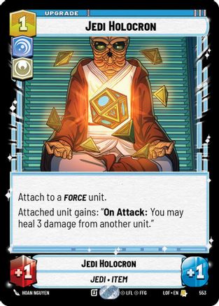 Jedi Holocron (553) (Foil) (553) [Legends of the Force] - Fantasy Flight Games - Card Brawlers | Quebec | Canada |