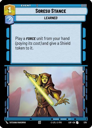 Soresu Stance (578) (Foil) (578) [Legends of the Force] - Fantasy Flight Games - Card Brawlers | Quebec | Canada |