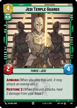 Jedi Temple Guards (615) (Foil) (615) [Legends of the Force] - Fantasy Flight Games - Card Brawlers | Quebec | Canada |