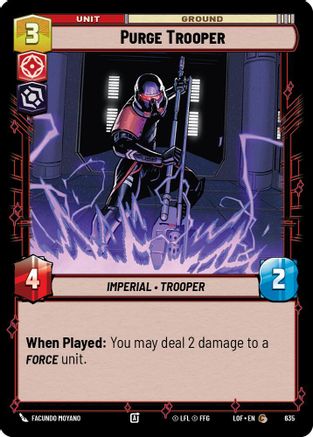 Purge Trooper (635) (Foil) (635) [Legends of the Force] - Fantasy Flight Games - Card Brawlers | Quebec | Canada |