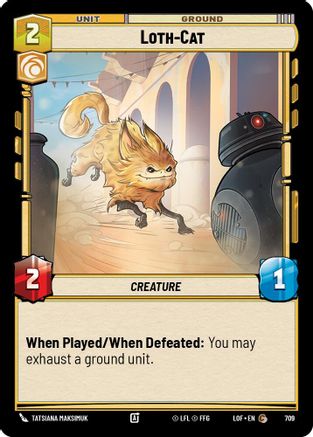 Loth-Cat (709) (Foil) (709) [Legends of the Force] - Fantasy Flight Games - Card Brawlers | Quebec | Canada |