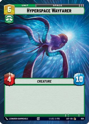 Hyperspace Wayfarer (859) (Hyperspace Foil) (859) [Legends of the Force] - Fantasy Flight Games - Card Brawlers | Quebec | Canada |