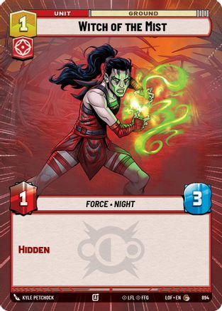 Witch of the Mist (894) (Hyperspace Foil) (894) [Legends of the Force] - Fantasy Flight Games - Card Brawlers | Quebec | Canada |