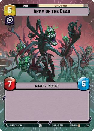 Army of the Dead (976) (Hyperspace Foil) (976) [Legends of the Force] - Fantasy Flight Games - Card Brawlers | Quebec | Canada |