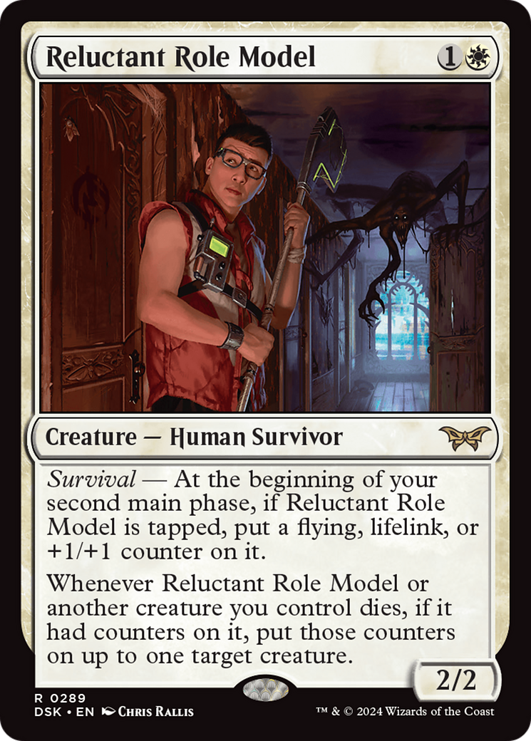 Reluctant Role Model (0289) [Duskmourn: House of Horror] - Magic: The Gathering - Card Brawlers | Quebec | Canada |