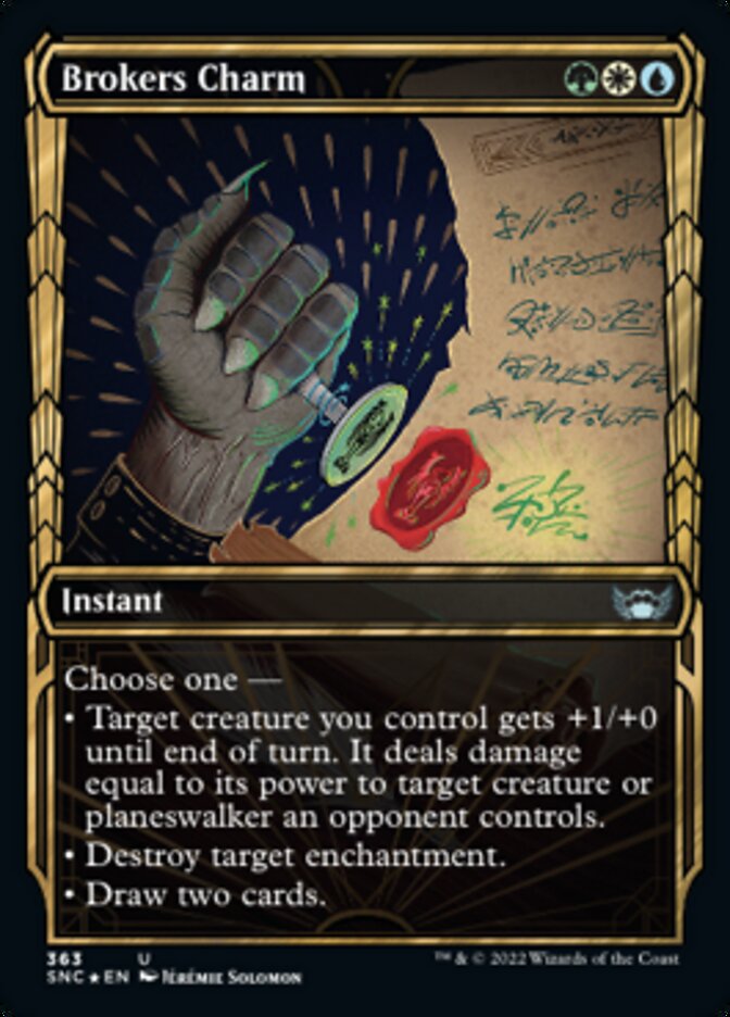 Brokers Charm (Showcase Golden Age Gilded Foil) [Streets of New Capenna] - Magic: The Gathering - Card Brawlers | Quebec | Canada |