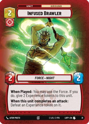 Infused Brawler (31) (31) [Legends of the Force: Weekly Play] - Fantasy Flight Games - Card Brawlers | Quebec | Canada |