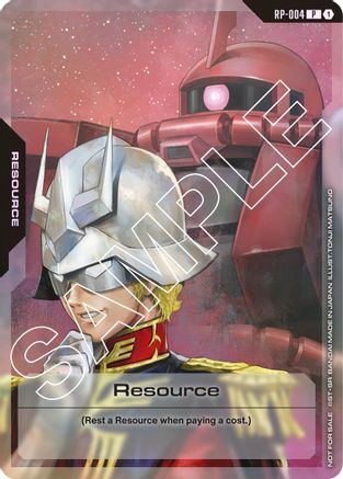 Resource (RP-004) (Mobile Suit Gundam) (RP-004) - Promotional Resource Tokens Holofoil