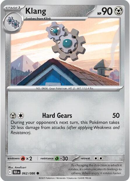 Klang (062/086) (Reverse Holo) [Scarlet & Violet: Black Bolt] - Pokémon - Card Brawlers | Quebec | Canada |