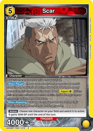 Scar (UE09BT/FMA-1-013) - UE09BT FULLMETAL ALCHEMIST Foil