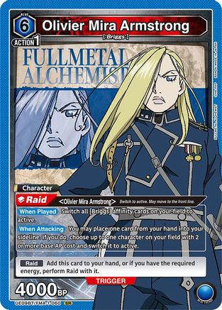 Olivier Mira Armstrong (060) (UE09BT/FMA-1-060) - UE09BT FULLMETAL ALCHEMIST Foil