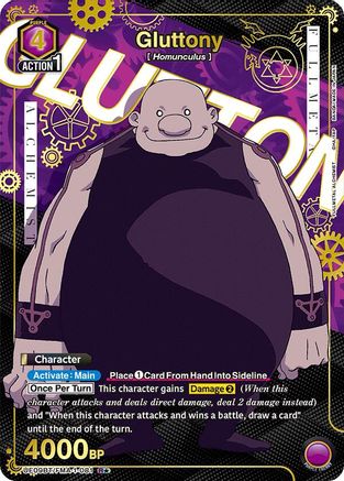 Gluttony (081) (R*) (UE09BT/FMA-1-081) - UE09BT FULLMETAL ALCHEMIST Foil