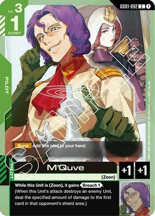 M'Quve (GD01-092) - Newtype Rising