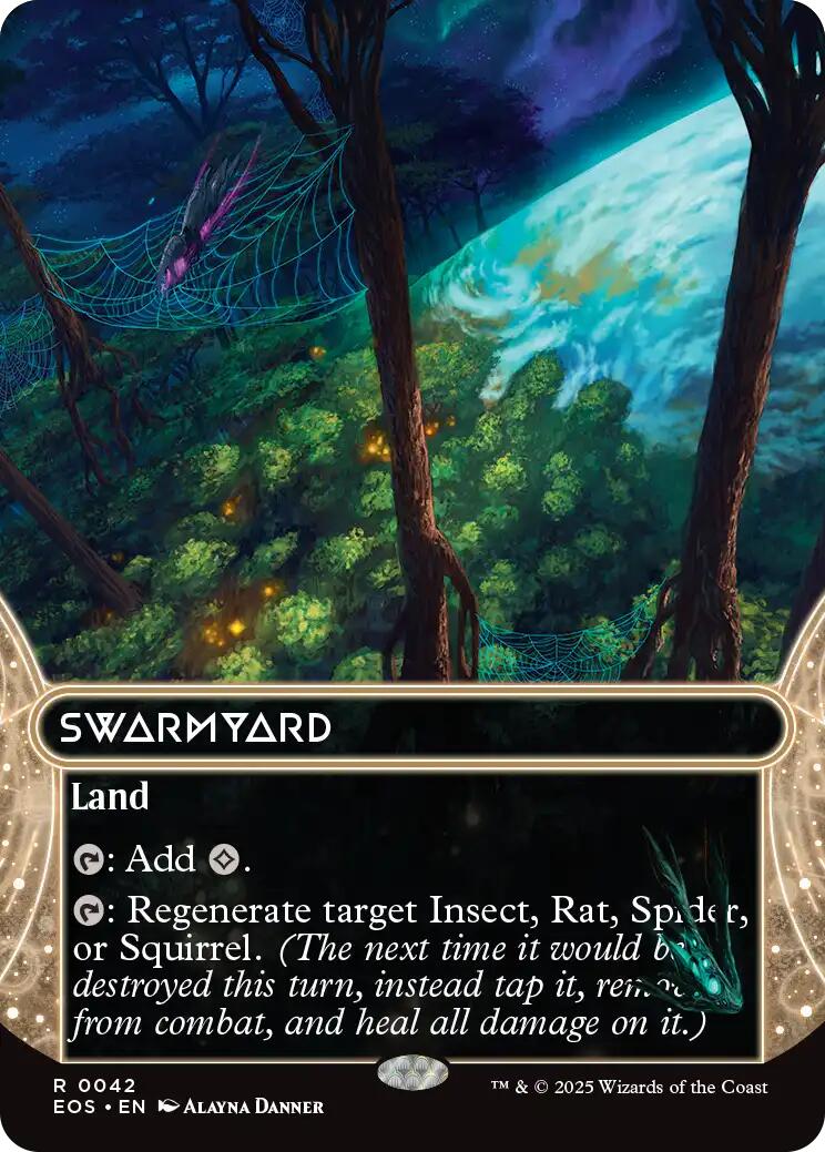 Swarmyard (0042) (Borderless) [Edge of Eternities: Stellar Sights] - Magic: The Gathering - Card Brawlers | Quebec | Canada |