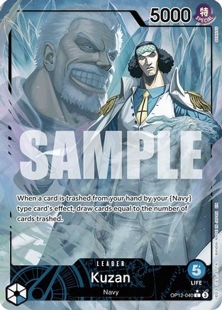 Kuzan (040) (Alternate Art) (OP12-040) - Legacy of the Master Foil
