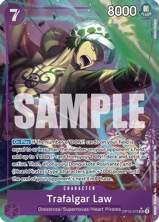 Trafalgar Law (073) (Alternate Art) (OP12-073) - Legacy of the Master Foil