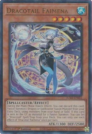 Dracotail Faimena [JUSH-EN002] Ultra Rare - Yu-Gi-Oh! - Card Brawlers | Quebec | Canada |