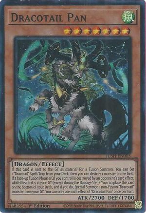 Dracotail Pan (Super Rare) [JUSH-EN003] Super Rare - Yu-Gi-Oh! - Card Brawlers | Quebec | Canada |