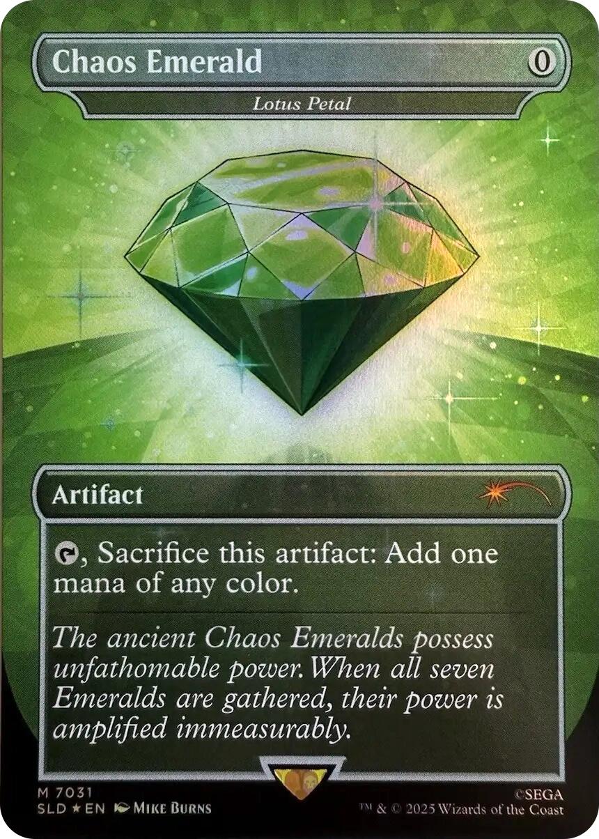 Chaos Emerald - Lotus Petal (7031) [Secret Lair Drop Series] - Magic: The Gathering - Card Brawlers | Quebec | Canada |