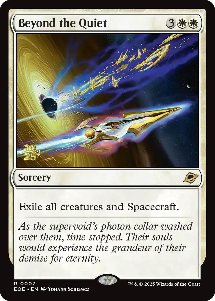 Beyond the Quiet [Edge of Eternities Prerelease Promos] - Magic: The Gathering - Card Brawlers | Quebec | Canada |