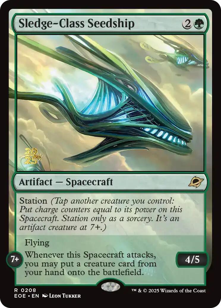 Sledge-Class Seedship [Edge of Eternities Prerelease Promos] - Magic: The Gathering - Card Brawlers | Quebec | Canada |