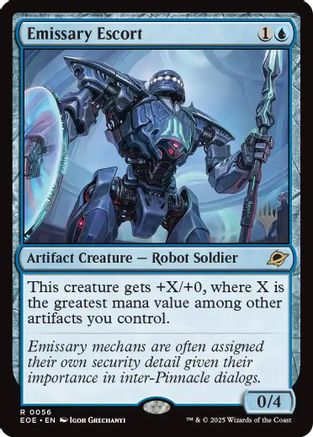 Emissary Escort [Edge of Eternities Promo Pack] - Magic: The Gathering - Card Brawlers | Quebec | Canada |