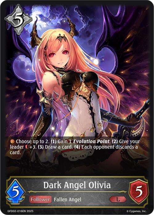 Dark Angel Olivia (GFD02-016EN) [Treacherous Ambitions] - Bushiroad - Card Brawlers | Quebec | Canada |