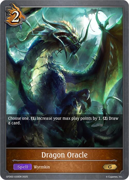 Dragon Oracle (GFD02-030EN) [Treacherous Ambitions] - Bushiroad - Card Brawlers | Quebec | Canada |