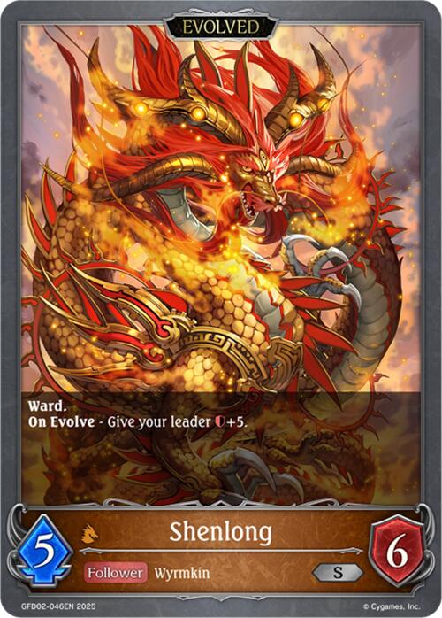 Shenlong (Evolved) (GFD02-046EN) [Treacherous Ambitions] - Bushiroad - Card Brawlers | Quebec | Canada |