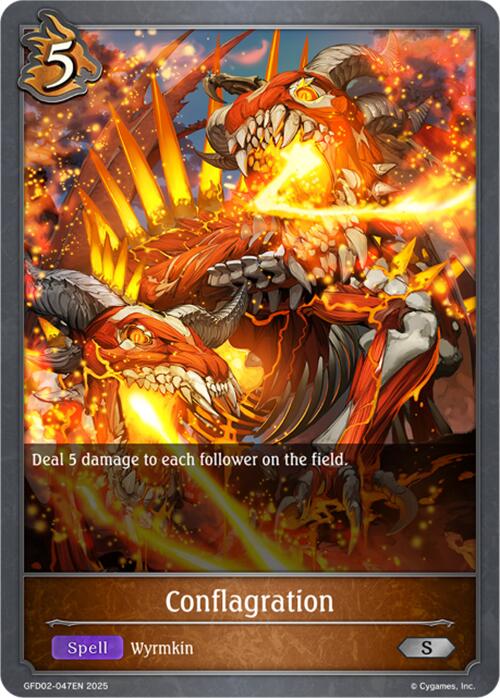 Conflagration (GFD02-047EN) [Treacherous Ambitions] - Bushiroad - Card Brawlers | Quebec | Canada |