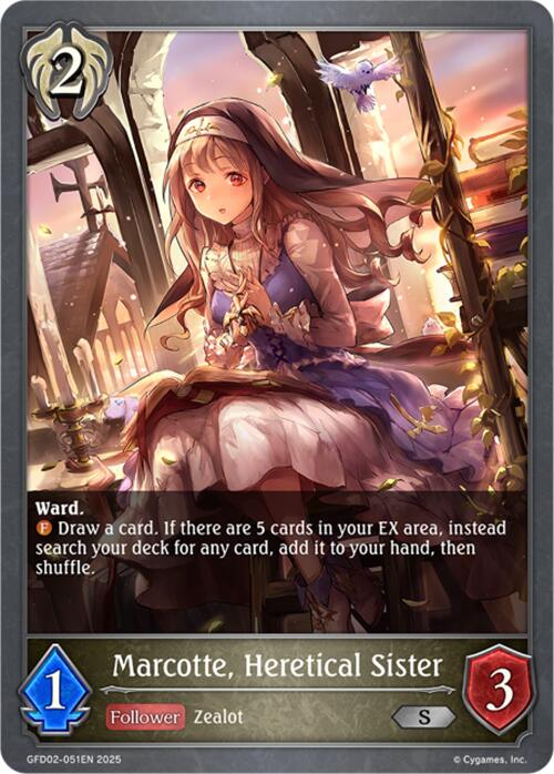 Marcotte, Heretical Sister (GFD02-051EN) [Treacherous Ambitions] - Bushiroad - Card Brawlers | Quebec | Canada |