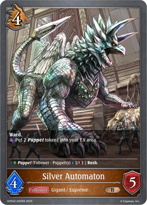 Silver Automaton (GFD02-065EN) [Treacherous Ambitions] - Bushiroad - Card Brawlers | Quebec | Canada |