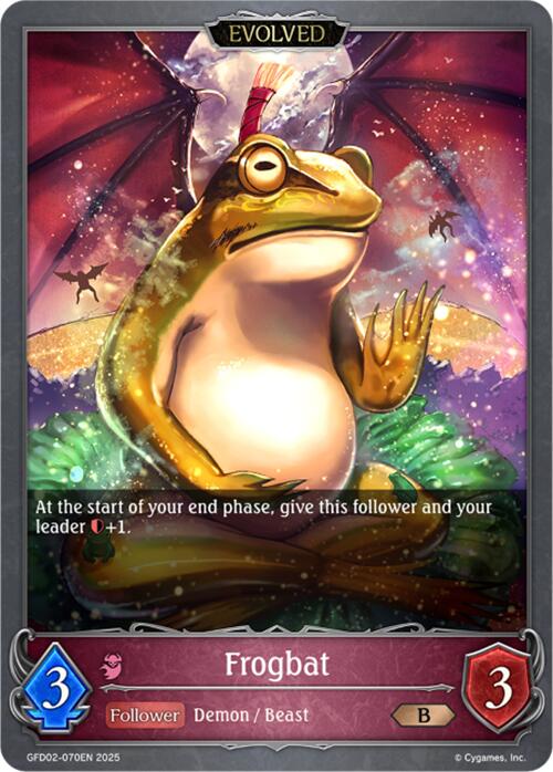Frogbat (Evolved) (GFD02-070EN) [Treacherous Ambitions] - Bushiroad - Card Brawlers | Quebec | Canada |