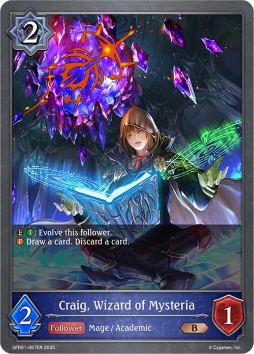 Craig, Wizard of Mysteria (GFD01-067EN) [Luxheart Legends] - Bushiroad - Card Brawlers | Quebec | Canada |