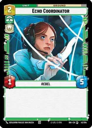 Echo Coordinator (43/104) (43/104) [Intro Battle: Hoth] - Fantasy Flight Games - Card Brawlers | Quebec | Canada |