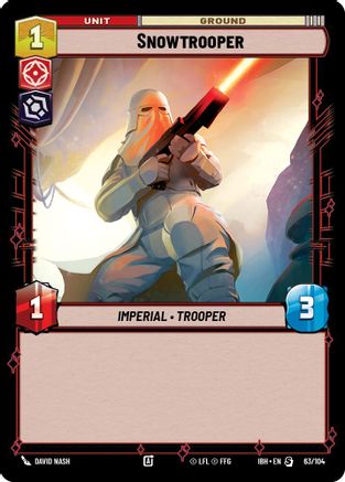 Snowtrooper (63/104) (63/104) [Intro Battle: Hoth] - Fantasy Flight Games - Card Brawlers | Quebec | Canada |