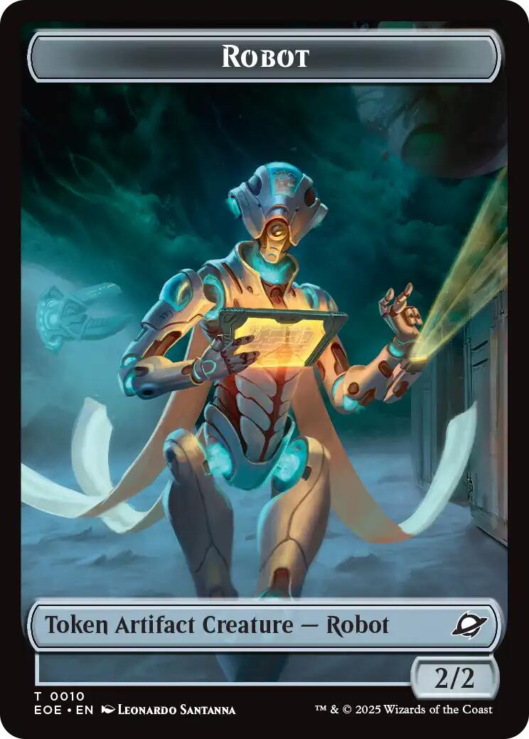 Robot // Lander (0007) Double-Sided Token [Edge of Eternities Tokens] - Magic: The Gathering - Card Brawlers | Quebec | Canada |