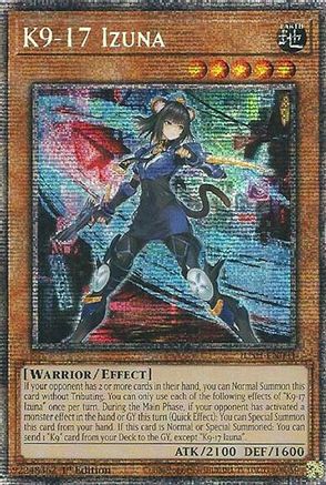 K9-17 Izuna (Starlight Rare) [JUSH-EN031] Starlight Rare - Yu-Gi-Oh! - Card Brawlers | Quebec | Canada |