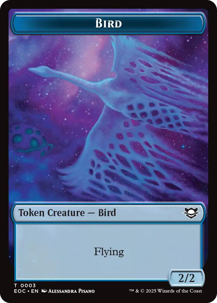 Bird // Pest Double-Sided Token [Edge of Eternities Commander Tokens] - Magic: The Gathering - Card Brawlers | Quebec | Canada |