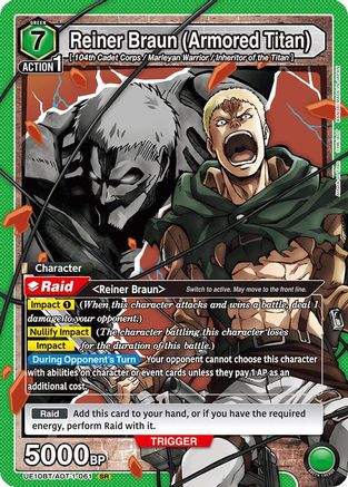 Reiner Braun (Armored Titan) (UE10BT/AOT-1-061) - UE10BT Attack on Titan Foil