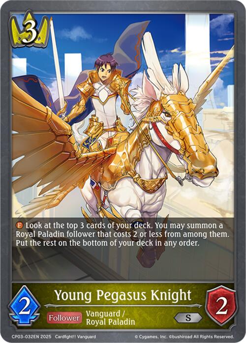 Young Pegasus Knight (CP03-032EN) [Cardfight!! Vanguard] - Bushiroad - Card Brawlers | Quebec | Canada |