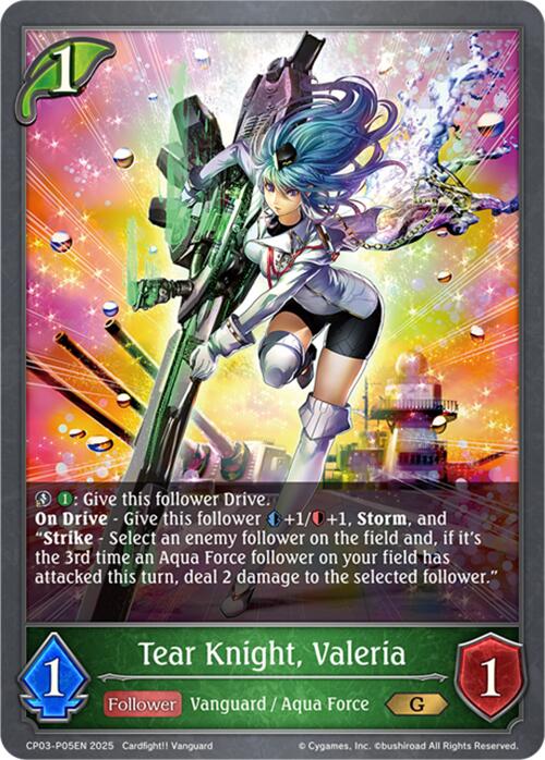 Tear Knight, Valeria - P05EN (Foil) (CP03-P05EN) [Cardfight!! Vanguard] - Bushiroad - Card Brawlers | Quebec | Canada |