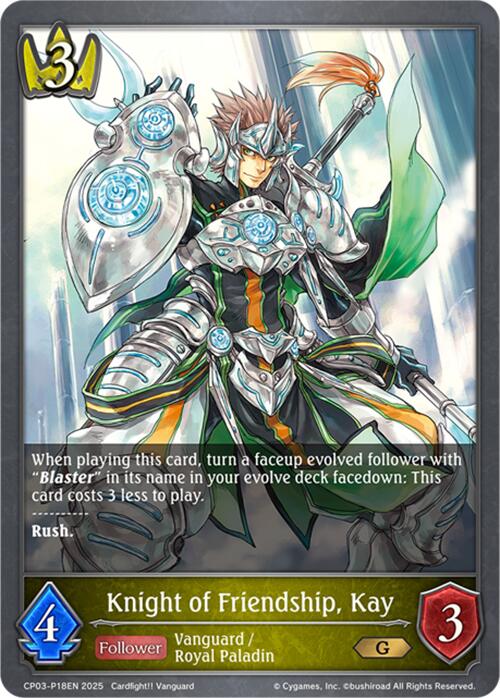 Knight of Friendship, Kay - P18EN (Foil) (CP03-P18EN) [Cardfight!! Vanguard] - Bushiroad - Card Brawlers | Quebec | Canada |