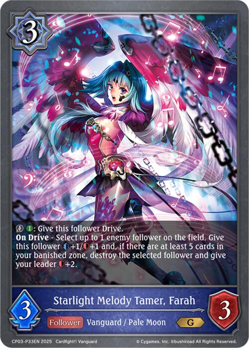 Starlight Melody Tamer, Farah - P33EN (Foil) (CP03-P33EN) [Cardfight!! Vanguard] - Bushiroad - Card Brawlers | Quebec | Canada |
